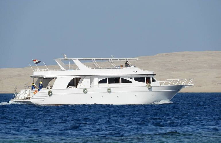 Exklusive Makadi Bay Bootstour: Privater Ausflug auf eine einsame Insel mit Schnorcheln