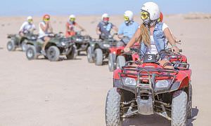 Quad-Tour am Nachmittag durch die Wüste von Makadi Bay