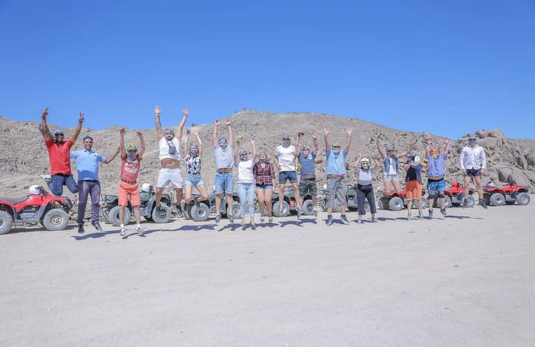 Quad-Tour am Nachmittag durch die Wüste von Makadi Bay