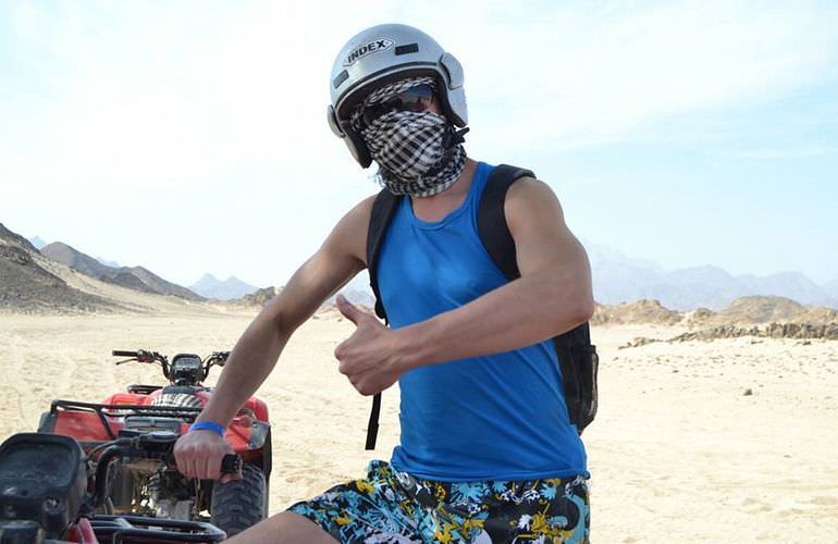 Quad-Tour am Nachmittag durch die Wüste von Makadi Bay