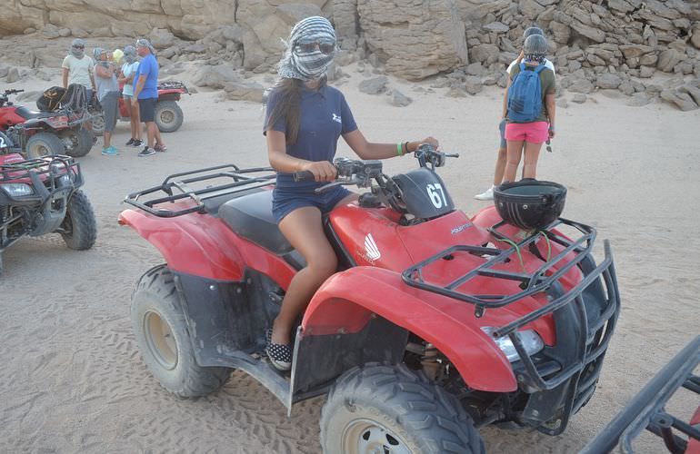 Quad-Tour am Nachmittag durch die Wüste von Makadi Bay