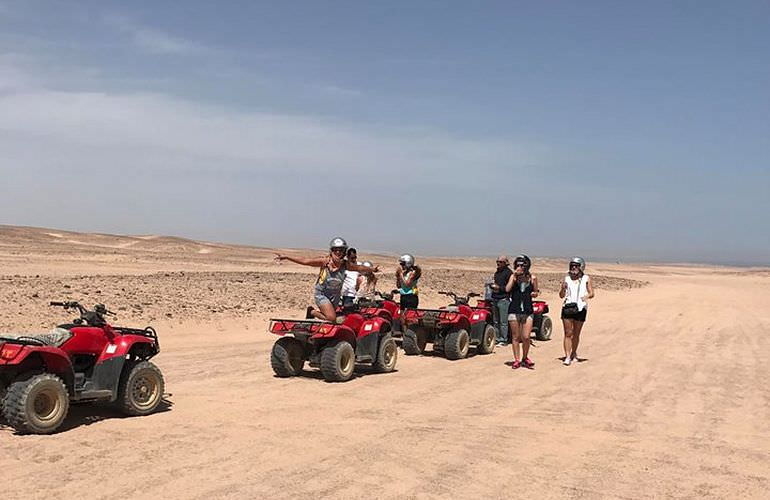 Quad-Tour am Nachmittag durch die Wüste von Makadi Bay